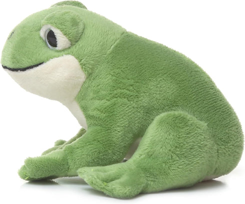 Cute Realistic Green Frog Plush Toy, Green Frog Stuffed Animal Lifelike Doll 15cm