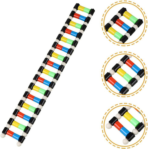 ibasenice DNA Model Kit, Double Helix Assembling Instrument for Science Class, 3D Teaching Tool for Kids