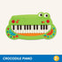 5 Settings 2 Battat Toddler Musical Instrument Animal Keyboard Piano with Crocodile Piano Years+