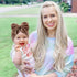 YanJie Hairband - Soft Velvet Baby Headbands with Big Bows in Leopard Color for Baby Girls from Newborn to Toddler