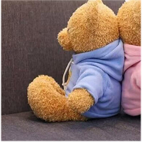 YUKOUQIAN 11.8" Teddy Bear Stuffed Animal Cute Plush Doll SoftToy Gift for Girls Boys Birthdays Christmas Children's