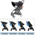 Sun Shade for Strollers, Universal Cover with Breathable UV Protection, Adjustable Summer Stroller Accessories