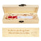 Xtlonbom Pregnancy Test Keepsake Box,Baby Footprints Wooden Pregnancy Test Gift Box Pregnancy Announcement