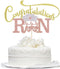 Congratulations RN Cake Topper -Congrats Nurse/BSN Cake Decor,Congratulations High School/College Graduation,Medical School