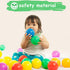 Ball Pit Balls Phthalate Free BPA Free Crush Proof Plastic - 7 Bright Colors in Reusable Play Toys for Kids with