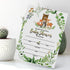 skuhyyg 25 Woodland Baby Shower Invitations with EnvelopesWoodland Diaper Raffle Tickets & Book Request Cards, Woodland