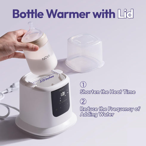 3 8 1 NCVI Baby Milk Warmer Mins Fast Heating in Functions, Infant Breast Milk Bag Warmer with Timer and Precise