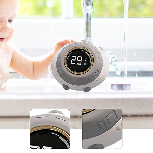 Luwecf 0-99 Baby Bath Thermometer Electronic Household Cartoon Temperature Meter Bath Toy for Home Bathtub Infant