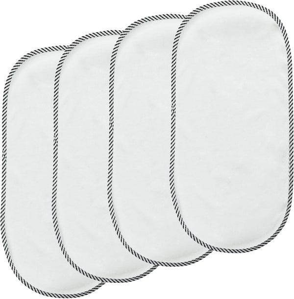 PandaEar 4 Pack Waterproof Changing Pad Liners, Soft Baby Diaper Underpads, 23.6" x 11.8"