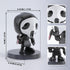 Horror Movie Anime Action Figure Set, Halloween Zombie Statues, Scary Toys, Collectible Home Decor
