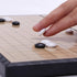 SongYun Magnetic 19x19 Go Game Set 11-Inch Folding Board with 361 Single Convex Plastic Go Stones and Plastic Go Bowl Portable Go Set - Classic Strategy Board Game (Go/Baduk/Weiqi)