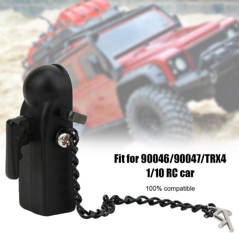 Climbing Car Trailer Attachment Kit for 1/10 Scale 90046 90047 TRX4 Cars (Black)