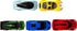 Hot Wheels Premium Speed Machines 5-Pack of 1:64 Scale Toy Cars, Full Metal Body with Real Riders Tires for Collectors
