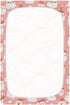 Mazeann 52" 28" 9" Santa Pink Christmas Crib Sheets Soft Breathable Fitted Baby Crib Sheets Mattress Cover for Girl
