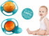 Berry President Magic Bowl, 360 Degree Rotation Spill Resistant Gyro Bowl with Lid for Toddler Kids (Pink+Blue+Green)