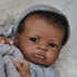 20 Inch 3 WOOROY Realistic Reborn Baby Dolls Black Boy, African American Newborn Boy Doll, Lifelike Weighted Soft Body