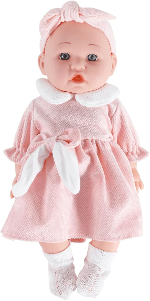 FADALEA 12 inch 4-Packs 10 11 12 inch Doll Clothes and Accessories with Headband Hat Socks for Dolls (Not Include Doll)