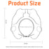 Baby Shower Cap Bathing Protection, Silicone Adjustable Foldable Hair Washing Hat for Toddler Kid Portable (Pink)