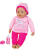 Lissi 16" Interactive Baby Doll with Accessories, 16 Inches, Pink