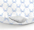 Blue Bows Ribbon Baby Nursing Pillow Covers for Boy Girl Pastel Blue Ribbons Nursing Pillow Slipcovers