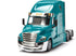 Siku 2717, 1:50, 1:50 Freightliner Cascadia, Toy Tractor, Plastic/Metal, Blue, Opening Bonnet, Coupling for Combining