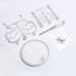 Ddung Doll Stand - Clear Stand for 0.5" to 10" Dolls and Action Figures (3-Pack)