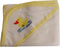 Bambini Hooded Towel with Yellow Binding and Screen Prints