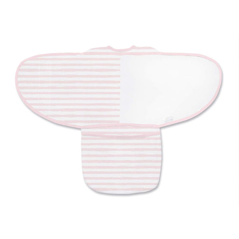 3-in-1 0-4 BreathableBaby Adjustable Soft Premium Cotton Newborn Swaddle Trio Blanket & Wrap, (Infants months) Pink