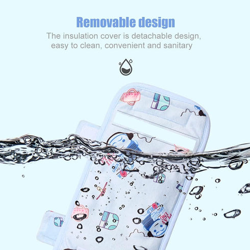 Pilarmuture Washable Baby Bottle Warmer, USB Portable Milk Heat Keeper,Maintain Perfect Temperature for Baby Milk,Used