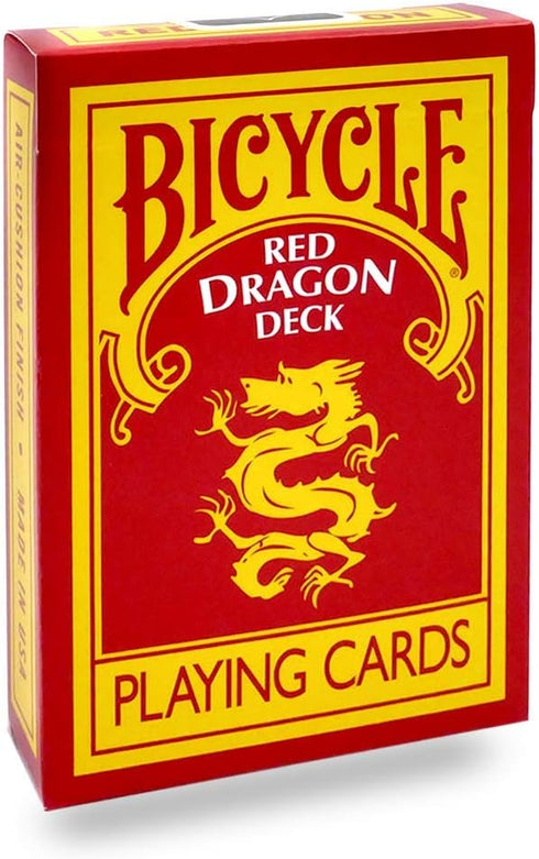 Bicycle Dragon Deck - Limited Edition Year of The Dragon Playing Cards, Reverse Back Red
