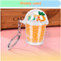 KOOBOOK 20Pcs Mini Frappuccino Cup, Cold Coffee Cup Dollhouse Miniature Simulation Plastic Cup Cake Ice Cream Cups