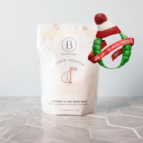 26 oz Bathorium Little Charlie Bath Soak, Nourishing Soak for Babies, Made with Colloidal Oat, Chamomile & Coconut