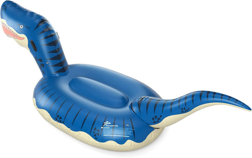 Jasonwell Inflatable Dinosaur Swimming Pool Float for Kids, 124'' Giant Tyrannosaurus Rex Floatie for Summer Beach Party