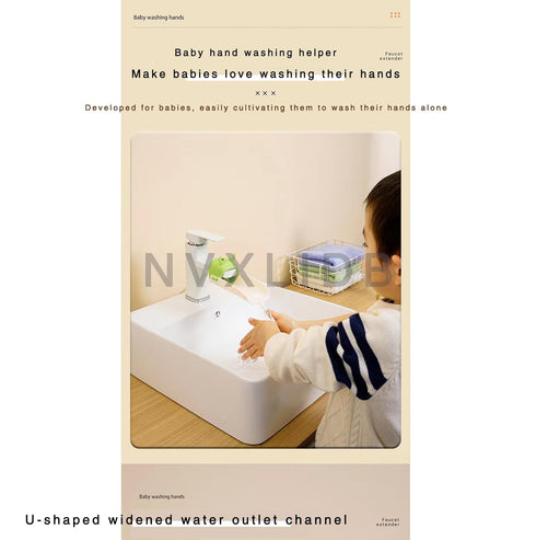 NVXLIDB (2-Pack Upgraded Version of the Little Deer Toddler Faucet Extender, Suitable for Bathroom, Kitchen, Bathtub