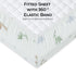 1-Pack 100% Pack 24x38 Dreamology Mini Cotton Crib Sheets,Boys,Girls,Super Soft & Breathable | Cotton Muslin Crib