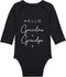 listery Hello Grandma And Grandpa Baby Bodysuit Grandma And Grandpa Baby Pregnancy Announcement
