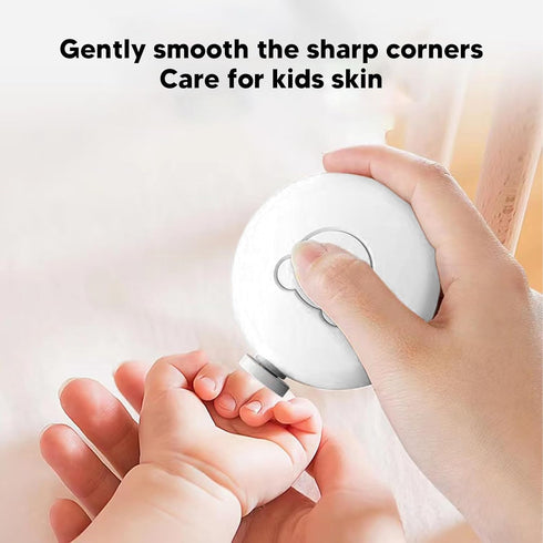Trimmer 6 Electric Nail Clippers, Super Soft, Low Noise Baby Nail Electric, with Nail Grinding Heads, One Touch Control