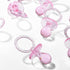 72 2.75 Pcs Baby Shower Pacifiers, Plastic Pacifiers for Baby Shower Game, Baby Shower Decoration DIY, Gender Reveal