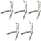 MY MIRONEY Clear Action Figure Display, 5Pcs Flexible Action Base Holder for 1/144 SD BB Gundam Figure Models
