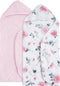david's kids 2 Pack Hooded Baby Towels, 100% Muslin Cotton 6-Layer Ultra
