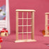 2 Pcs Mini Furniture Doll House Miniature Window Frame Model Decoration