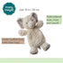 13 Inch (Pack 1) Mary Meyer Afrique Elephant Lovey Soft Toy
