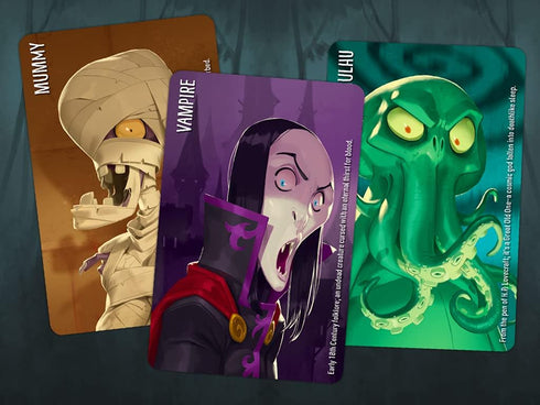 Similo Spookies, Cooperative Family Game, Easy to Learn, Deck Includes 30 Big Cards, For Ages 7 and Up