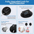 AOSITE Refrigerator Lock, Combination Black Combo Locks for Adults, 2 Pcs Child Safe