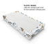 Fairytale Dragons Castle Changing Pad Cover Watercolor Dragon Princess Knight Baby Diaper Change Table Cover for Boy