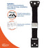 Safety Innovations Heavy Duty TV and Furniture Straps, 2Pk, Black, Baby Proofing Anti Tip Straps