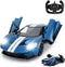 RASTAR RC Car | 1/14 Ford GT Remote Control Race Toy Car for Kids, Open Doors by Manual, Blue (2.4GHz)