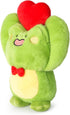 9.8" Cute Frog Plush Toy With Red Heart - Stuffed Animal Plushie for Valentine's Day, Birthday, Christmas - Soft Gift