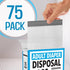 12 15 Pack 75 IMPRESA Disposable Adult Diaper Bags - x in, of Leak-Proof, Tear-Resistant & Odor-Proof Adult