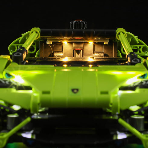 BRIKSMAX LED Lighting Kit for Lego Lamborghini Huracán Tecnica - Compatible with Lego 42161 Technic Set